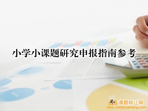 小学小课题研究申报指南参考